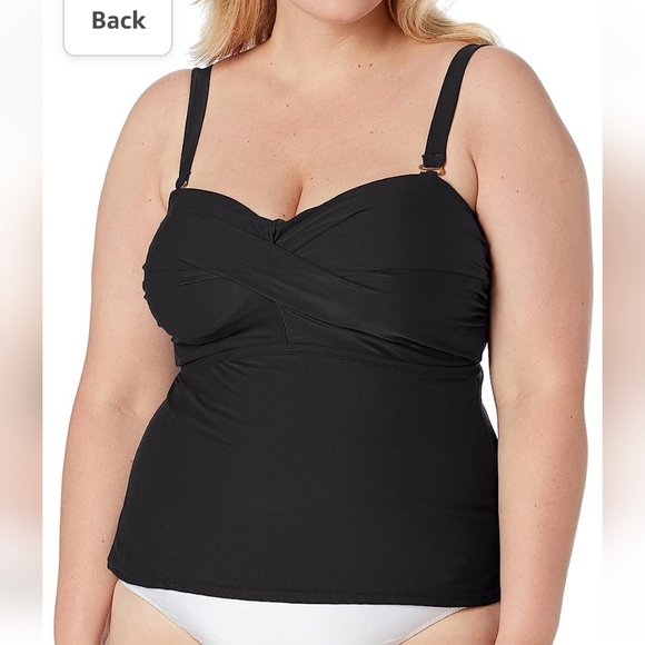 NWT Sz 2X Tankini + Bottoms Swimsuit - Picture 1 of 10